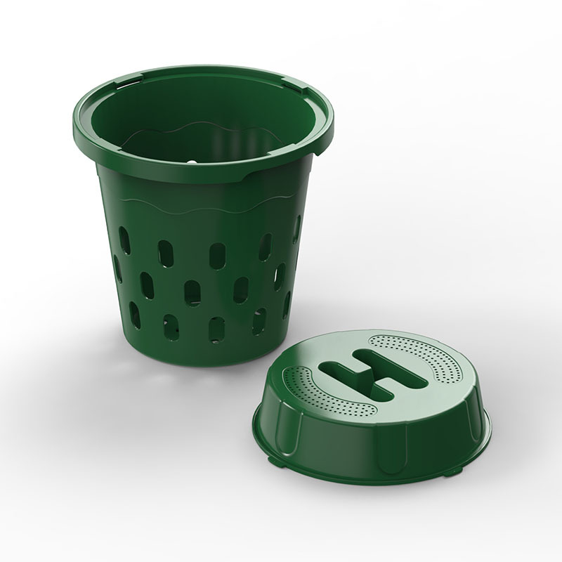 Obiteljski kit za kompostiranje s plastičnom konstrukcijom TX-001; uključuje vezni žicu/užicu; DIY kompostiranje crvima