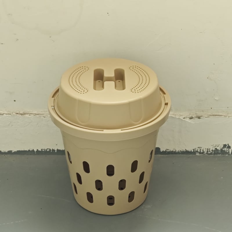 Obiteljski kit za kompostiranje s plastičnom konstrukcijom TX-001; uključuje vezni žicu/užicu; DIY kompostiranje crvima