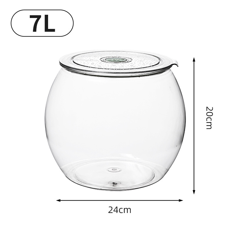 Plastična zatvorena posuda za kiseli krastavac, žitarice i čaj | Moderan minimalistički stil, okrugli oblik, mogućnost prilagodbe, premium kvaliteta