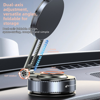 Държач за телефон за кола с магнитно вакуумно всмукване, монтаж върху предното стъкло, универсална съвместимост, минималистичен дизайн, персонализация