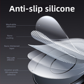 Държач за телефон за кола с магнитно вакуумно всмукване, монтаж върху предното стъкло, универсална съвместимост, минималистичен дизайн, персонализация