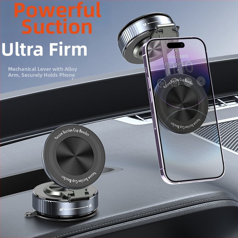 Държач за телефон за кола с магнитно вакуумно всмукване, монтаж върху предното стъкло, универсална съвместимост, минималистичен дизайн, персонализация