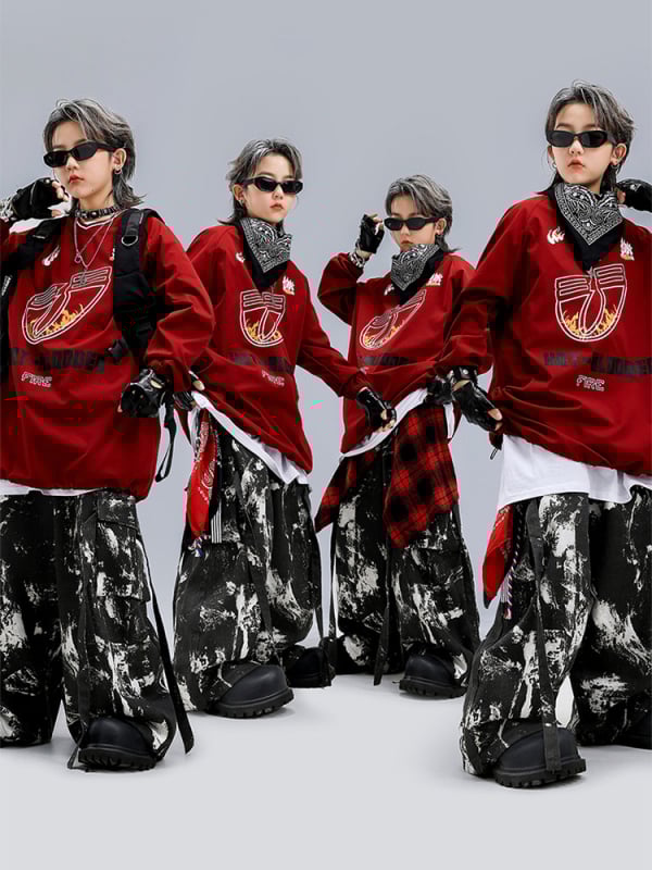 Dječje plesno/scensko odijelo - trendi cool stil, pamuk, dob 8+ godina (iznad 140 cm), jesen 2025