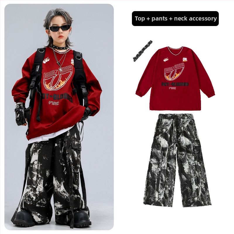 Dječje plesno/scensko odijelo - trendi cool stil, pamuk, dob 8+ godina (iznad 140 cm), jesen 2025