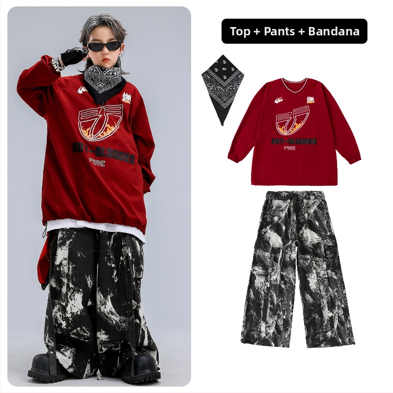 Dječje plesno/scensko odijelo - trendi cool stil, pamuk, dob 8+ godina (iznad 140 cm), jesen 2025