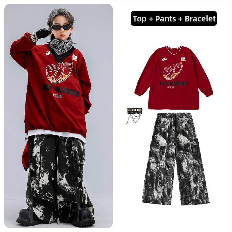 Dječje plesno/scensko odijelo - trendi cool stil, pamuk, dob 8+ godina (iznad 140 cm), jesen 2025