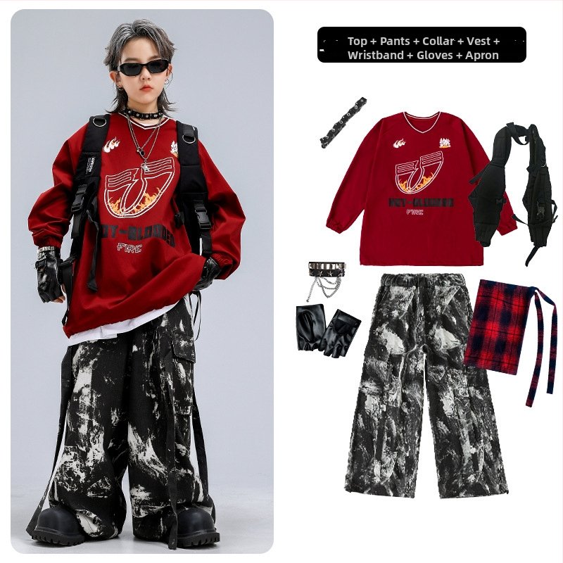 Dječje plesno/scensko odijelo - trendi cool stil, pamuk, dob 8+ godina (iznad 140 cm), jesen 2025