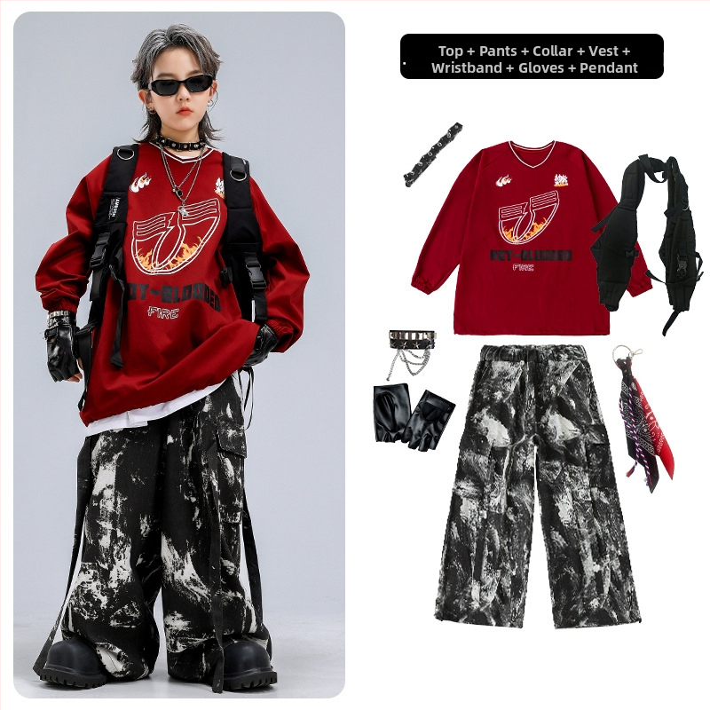 Dječje plesno/scensko odijelo - trendi cool stil, pamuk, dob 8+ godina (iznad 140 cm), jesen 2025