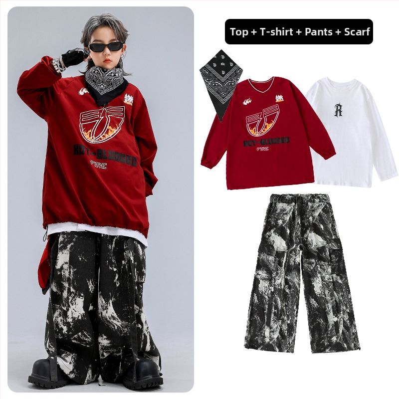 Dječje plesno/scensko odijelo - trendi cool stil, pamuk, dob 8+ godina (iznad 140 cm), jesen 2025