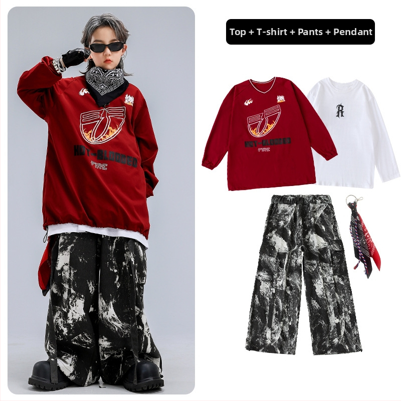 Dječje plesno/scensko odijelo - trendi cool stil, pamuk, dob 8+ godina (iznad 140 cm), jesen 2025