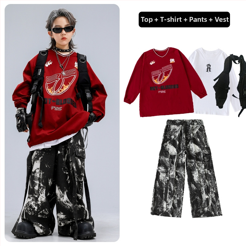 Dječje plesno/scensko odijelo - trendi cool stil, pamuk, dob 8+ godina (iznad 140 cm), jesen 2025