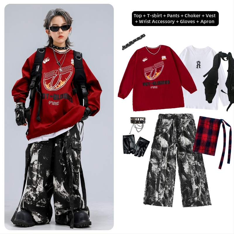 Dječje plesno/scensko odijelo - trendi cool stil, pamuk, dob 8+ godina (iznad 140 cm), jesen 2025