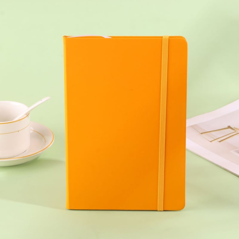 Notebook Fansen — обложка от изкуствена кожа, телено подвързване, Dowling хартия, 50–100 страници