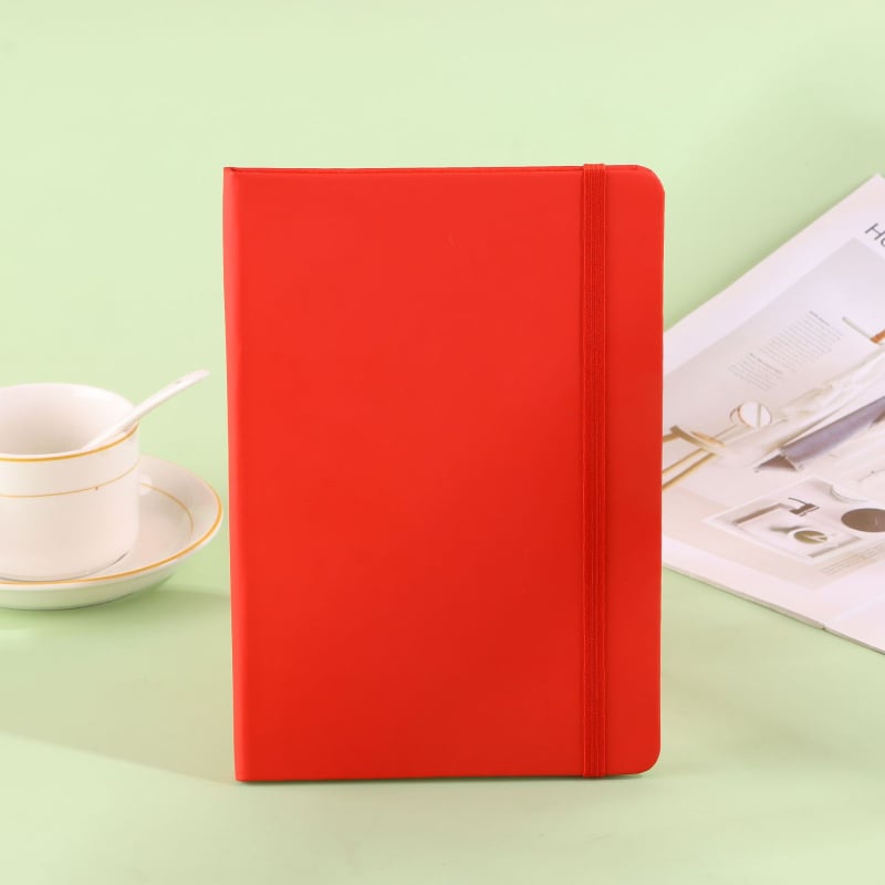 Notebook Fansen — обложка от изкуствена кожа, телено подвързване, Dowling хартия, 50–100 страници