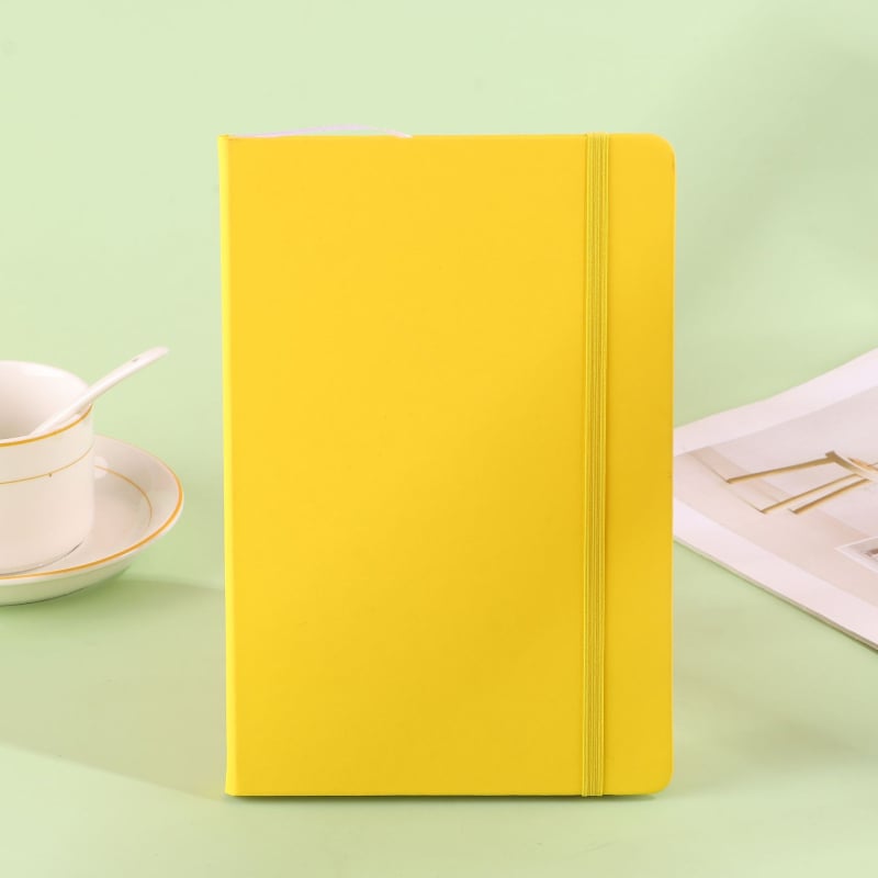 Notebook Fansen — обложка от изкуствена кожа, телено подвързване, Dowling хартия, 50–100 страници