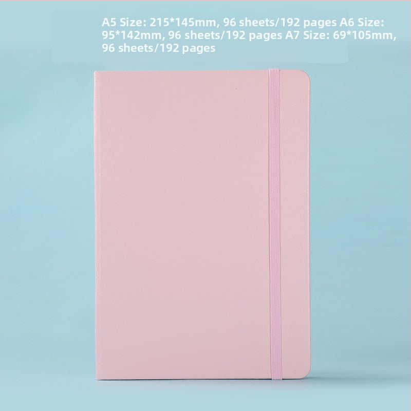 Бележник с обложка от имитационна кожа, подвързване с лепило, дървесна хартия, 80 g, 50-100 страници, стил Бизнес офис