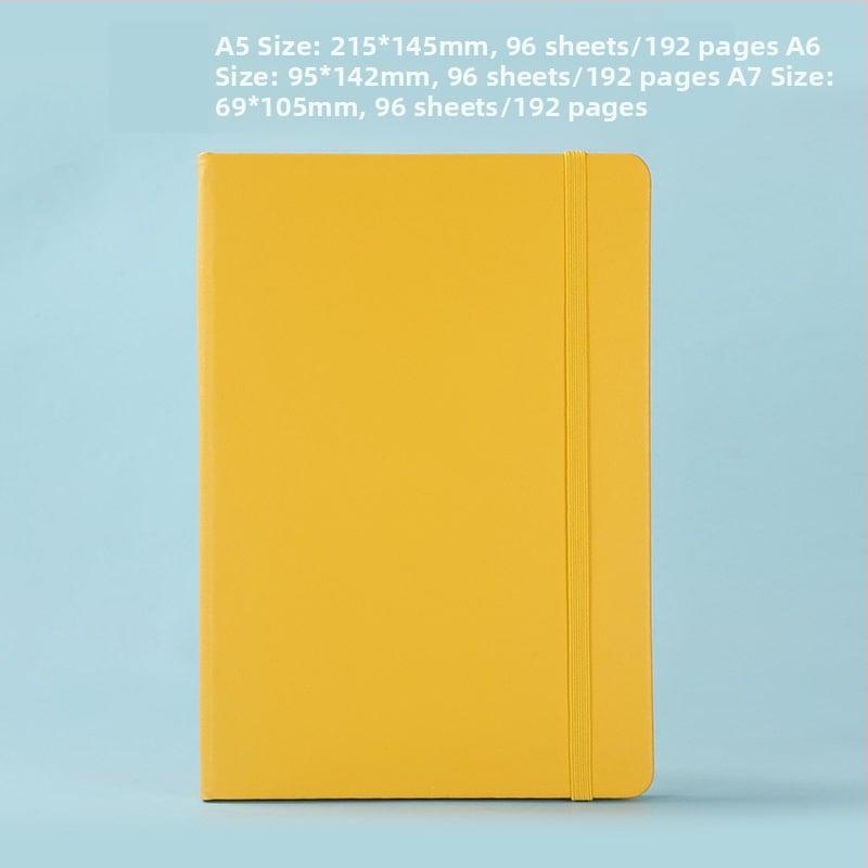 Бележник с обложка от имитационна кожа, подвързване с лепило, дървесна хартия, 80 g, 50-100 страници, стил Бизнес офис