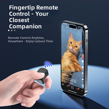 Bluetooth селфи стик с пръстеново дистанционно — видео затвор, вертикално снимане, ABS, 30 г, Bluetooth 4.0, персонализируем