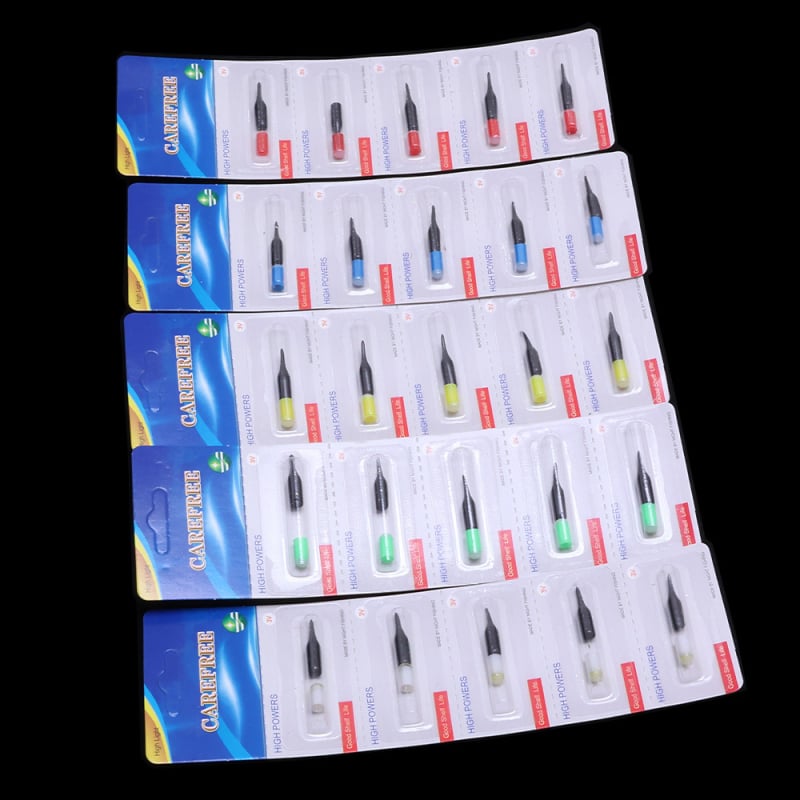 LED svjetlo za plovak za ribolov, plastični plovak s promjenom boje, okomit drift, Jietuo Fishing Gear