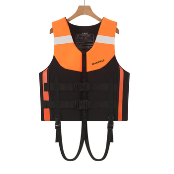 Жилет за възрастни за спасяване – 150 кг плавучност, модел 3001, марка WANEWCS, преносим, възможна персонализация, подходящ за риболов, дрифт, корабоплаване и сърфинг