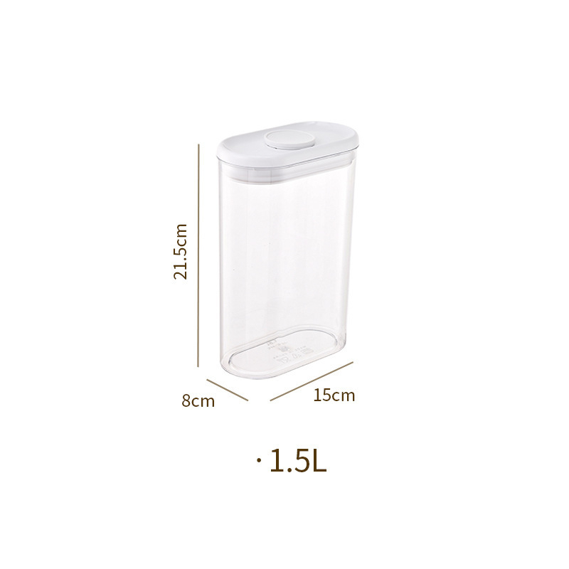 Kutija za čuvanje hrane – plastična, ovalni oblik, kapacitet 1–2 L, 90 komada u pakiranju, 1 sloj, Honey doshiko