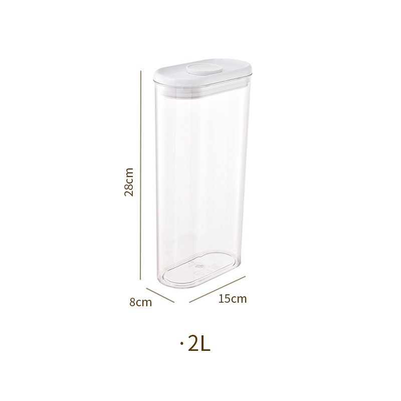 Kutija za čuvanje hrane – plastična, ovalni oblik, kapacitet 1–2 L, 90 komada u pakiranju, 1 sloj, Honey doshiko
