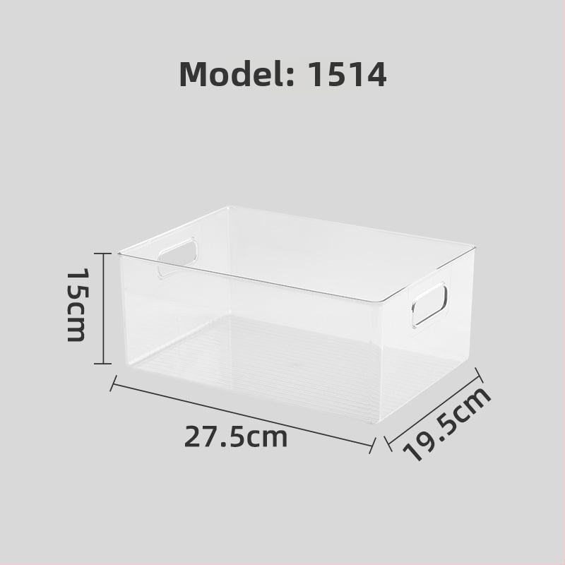 Контейнер за хладилник с дръжка, хранителен PET материал, голям капацитет, за яйца, плодове и зеленчуци, с дренаж