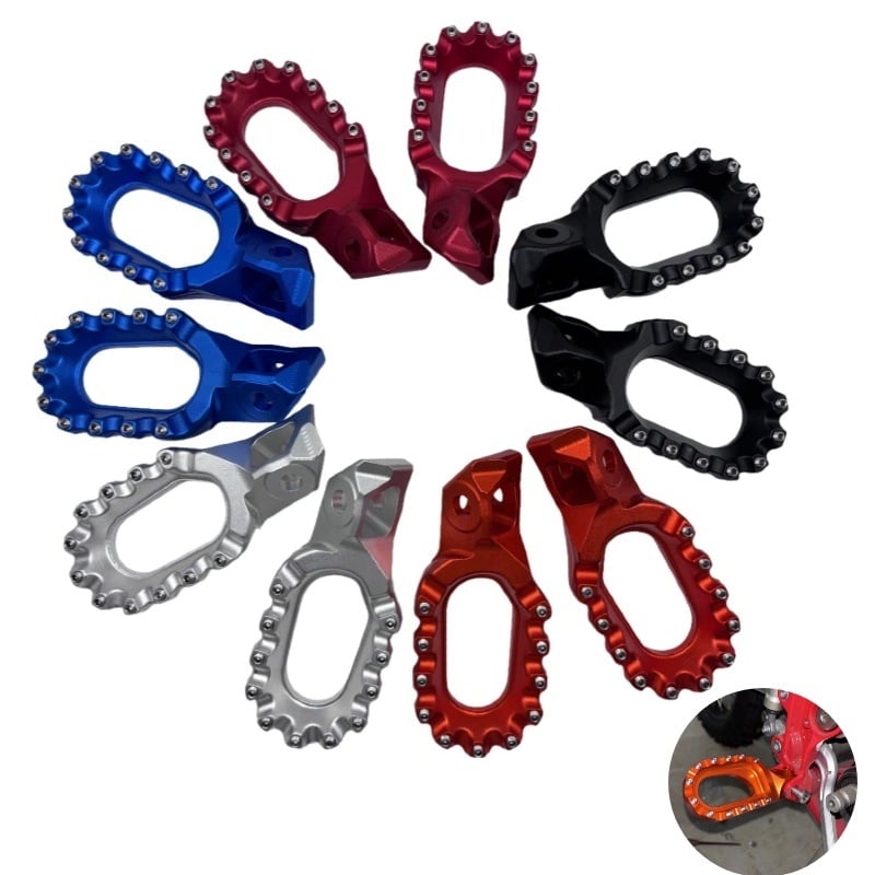 Dream Horse K23 CNC alumínium elülső láb-támasz off-road motorkerékpárhoz, elektroplatált