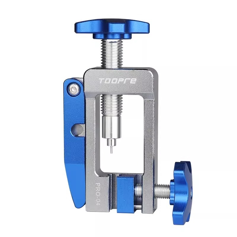 TOOPRE Unealtă din aluminiu pentru montajul liniei de frână hidraulice — instalare ac, presare cap oliv, tăietor de țevi, personalizabil