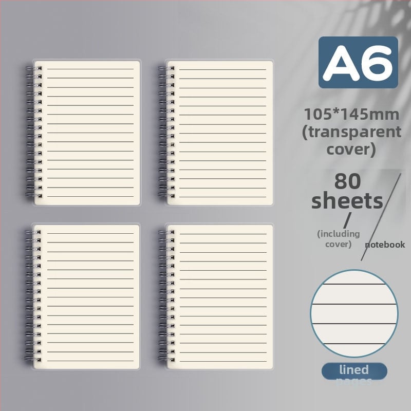 Τετράδιο σπιράλ με πλέγμα γραμμών και οριζόντιες γραμμές, παχιά έκδοση για γυμνάσιο-λύκειο και εξετάσεις εισαγωγής μεταπτυχιακών