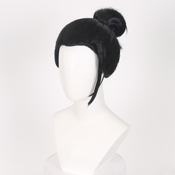 Geto Suguru Perucă cosplay (Jujutsu Kaisen) – păr lung, fibre cu temperatură înaltă, model D401, poate fi vopsită