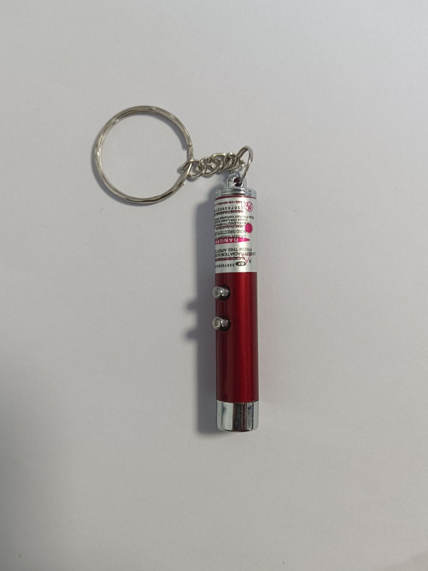 LED svjetiljka s aluminijskim legure, ručno napajanje, infracrveni laserski pokazivač, domet 100-200 m, baterija 160 mAh (~10 mW)