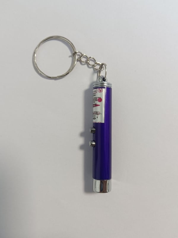 LED svjetiljka s aluminijskim legure, ručno napajanje, infracrveni laserski pokazivač, domet 100-200 m, baterija 160 mAh (~10 mW)