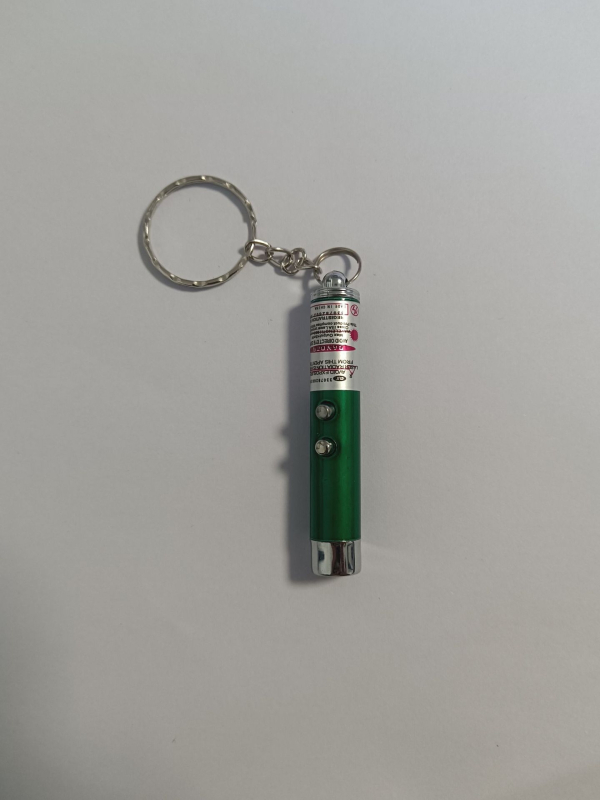 LED svjetiljka s aluminijskim legure, ručno napajanje, infracrveni laserski pokazivač, domet 100-200 m, baterija 160 mAh (~10 mW)