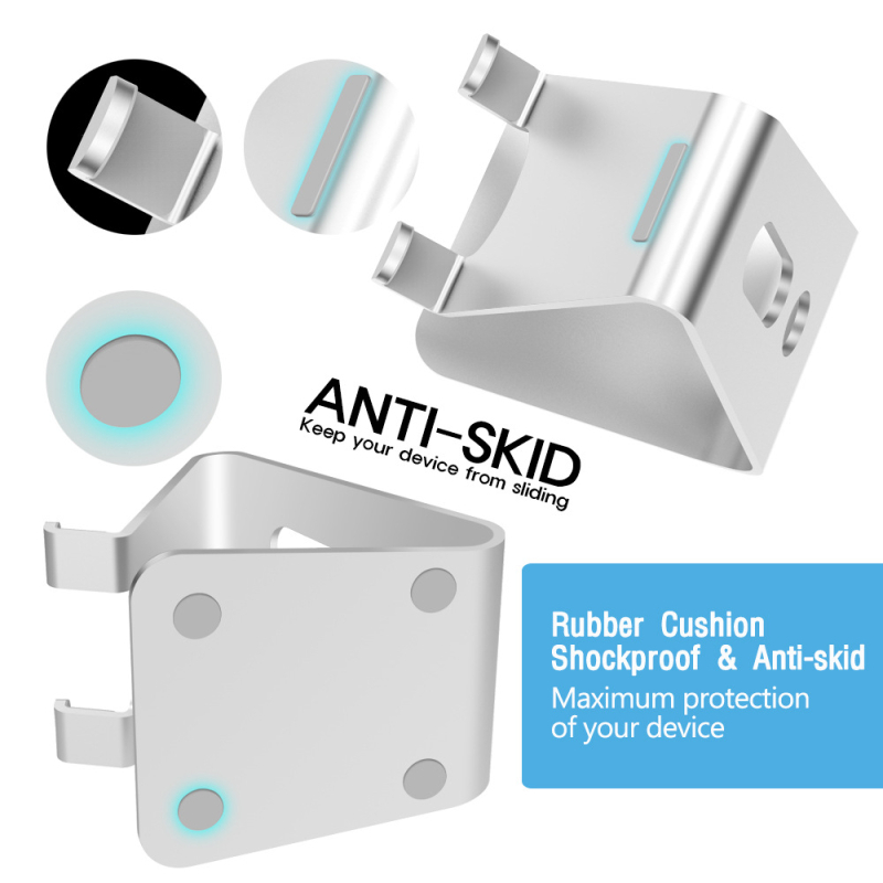 Držač za mobitel na stolu, aluminijska legura, model 017, stolna montaža, univerzalna kompatibilnost