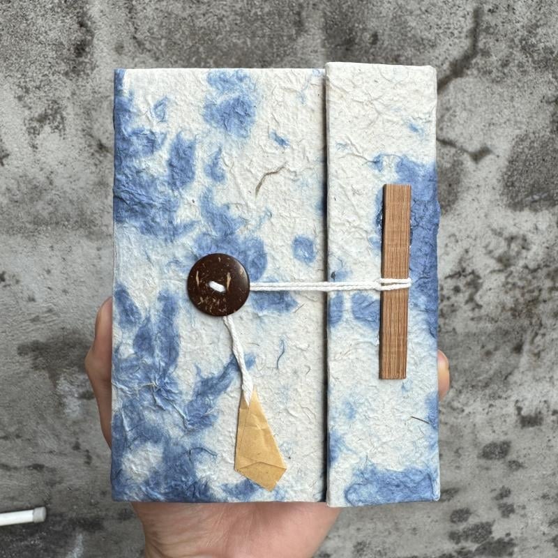 Дневник със страници от сламна хартия, PP обложка, DIY комплект, без марка, стил 11408890