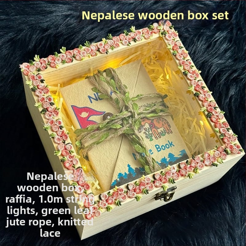 Дневник със страници от сламна хартия, PP обложка, DIY комплект, без марка, стил 11408890