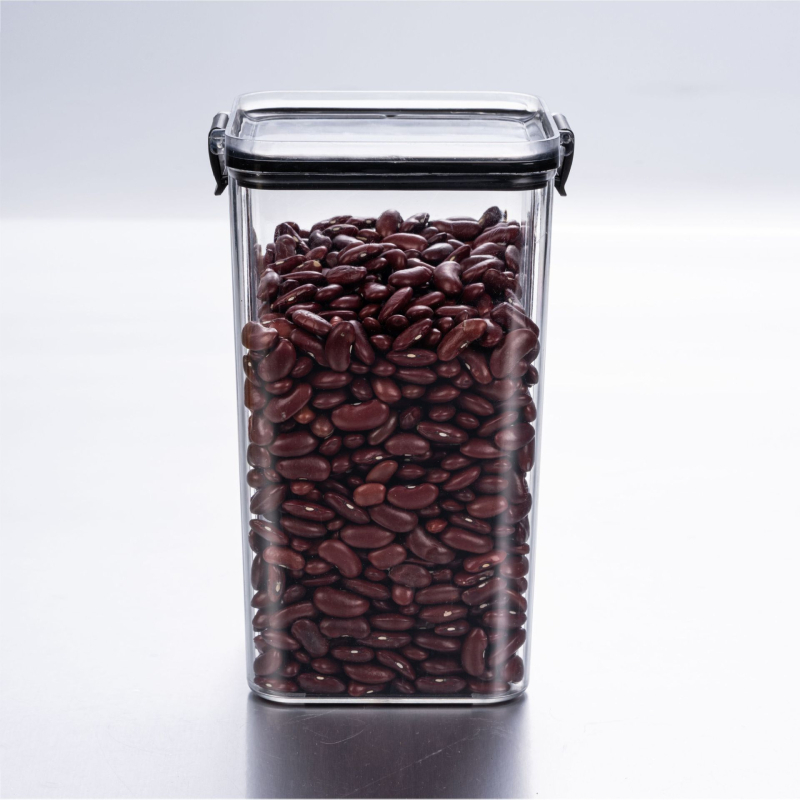 Kvadratni prozirni plastični spremnik za hranu sa sigurnim zatvaranjem, 800–1000 ml