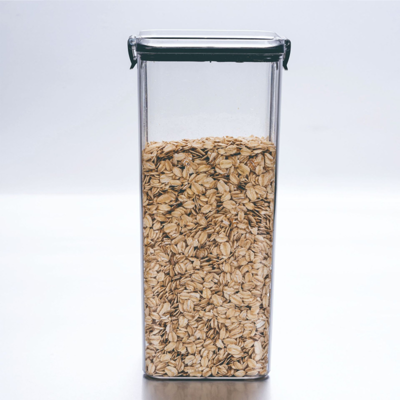 Kvadratni prozirni plastični spremnik za hranu sa sigurnim zatvaranjem, 800–1000 ml