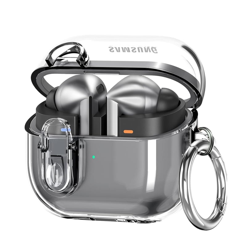 Carcasă pentru Samsung Buds3 Pro — TPU Transparent cu Încuidere, Carcasă de Protecție Turnată prin Injecție, Personalizabilă, Brand WLG