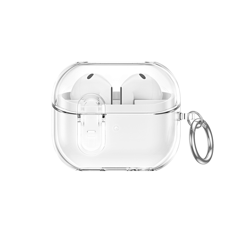 Carcasă pentru Samsung Buds3 Pro — TPU Transparent cu Încuidere, Carcasă de Protecție Turnată prin Injecție, Personalizabilă, Brand WLG