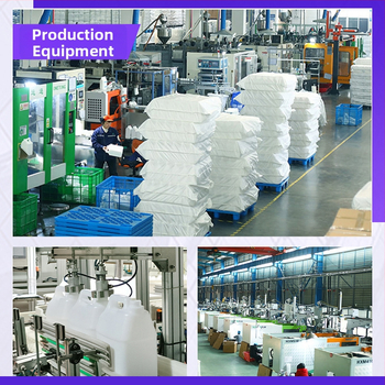 HDPE okrúhla fľaša na pesticídy, Blow molding, s vonkajším uzáverom, 100% čistý materiál, tlačené logo