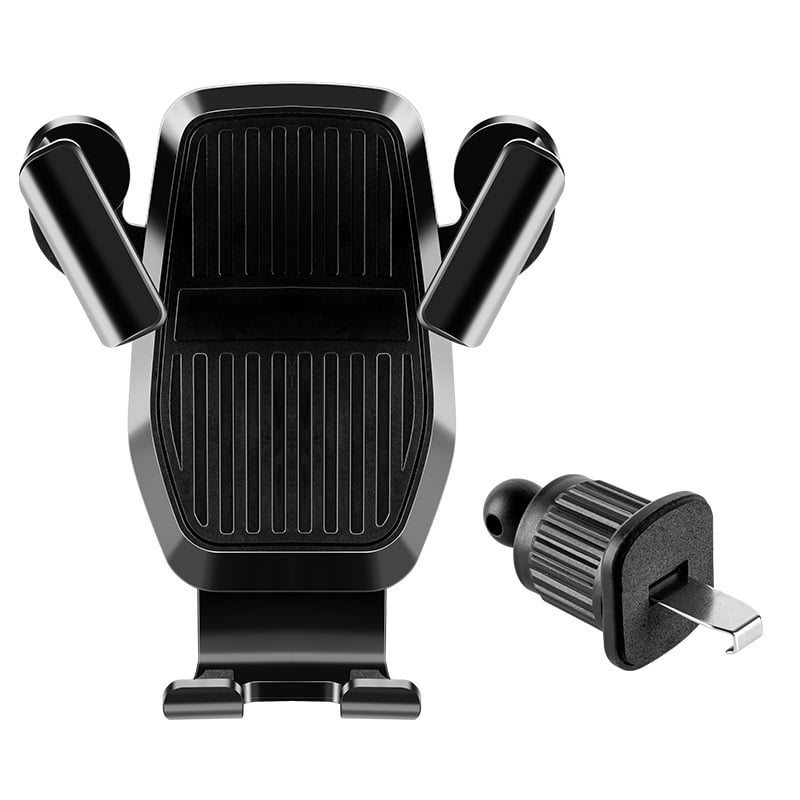 Държач за телефон за автомобилен въздушен изход, с гравитационен сензор и удароустойчив дизайн, универсална съвместимост