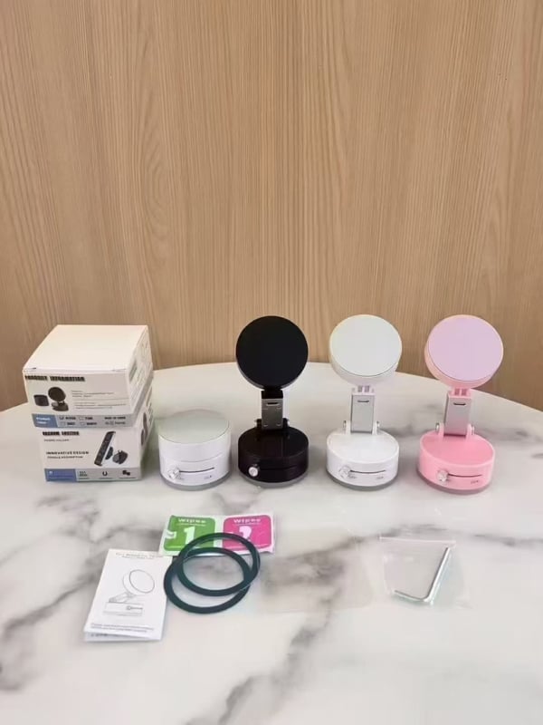 2025 Автомобилен държач за телефон с магнитно закрепване и сгъваема вакуумна чашка за предното стъкло, универсален монтаж