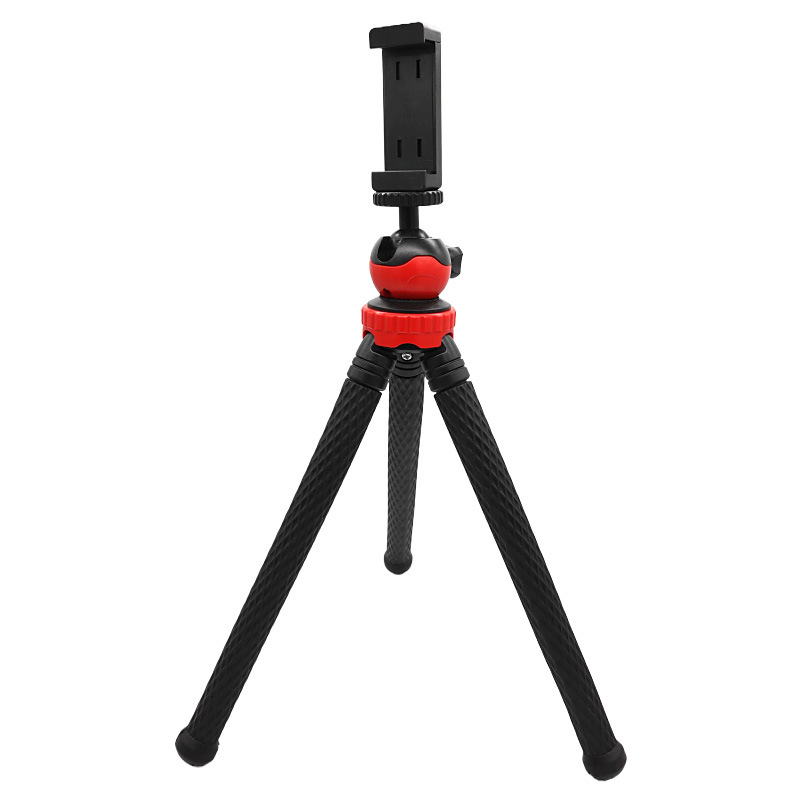 ABS държач за телефон с Bluetooth – настолен за лайв стрийминг и селфи в стил осминог, антиразклащане, преносим