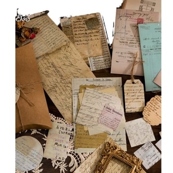 DIY set naljepnica za dnevnik u retro stilu s motivima gljiva, leptira i mjesečevih faza — 30 listova, 12 dizajna, brenda DREHOP/Mengxi, tisak