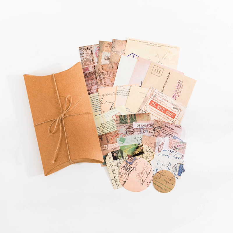 DIY set naljepnica za dnevnik u retro stilu s motivima gljiva, leptira i mjesečevih faza — 30 listova, 12 dizajna, brenda DREHOP/Mengxi, tisak