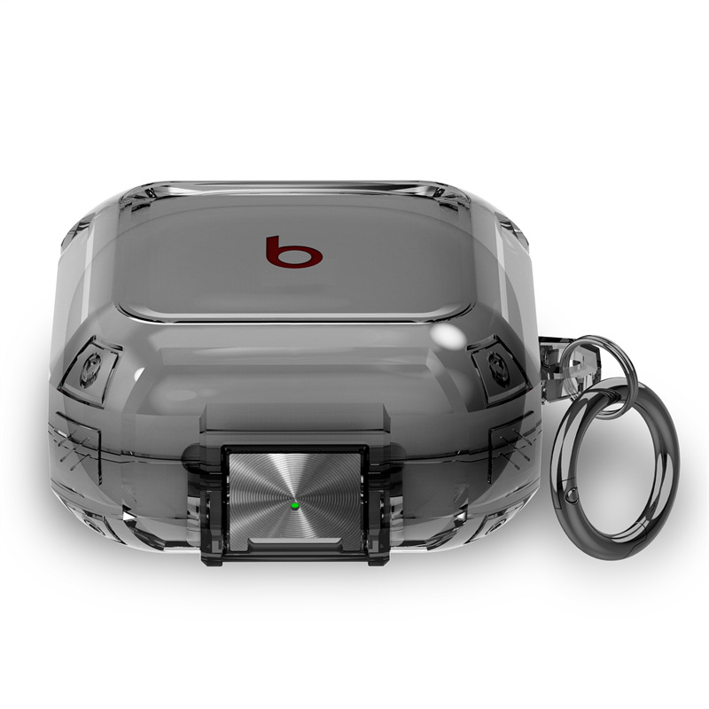 Beats Fit Pro zaštitna futrola – prozirno TPU kućište, elektroplatirani metalni završetak, konstrukcija od metala i TPU, injekcijsko oblikovanje