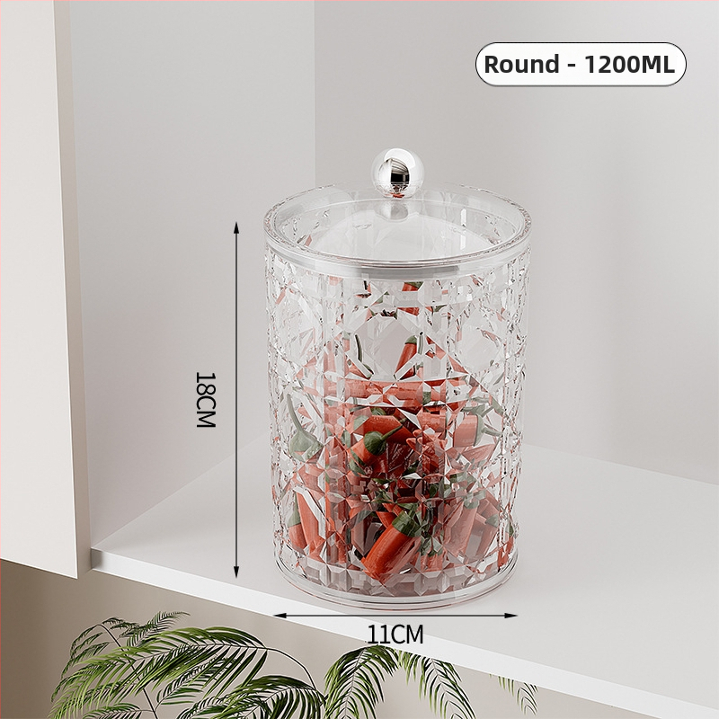 Plastična cilindrična posuda za čuvanje hrane, kapacitet 800–1000 ml, opcije kutija 60/80/100/140, mogućnost prilagodbe