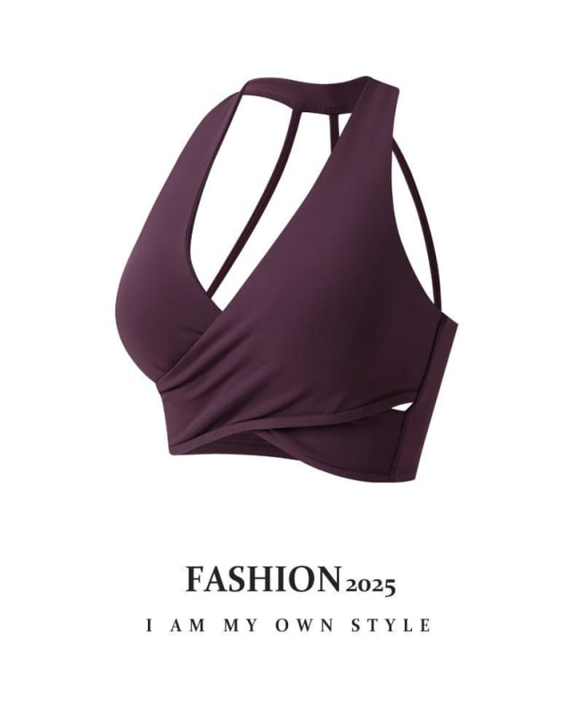 Tank Top με επένδυση στήθους, λαιμό με ιμάντες, γρήγορο στέγνωμα, διαπνοή, νάιλον/πολυαμίδη 80%